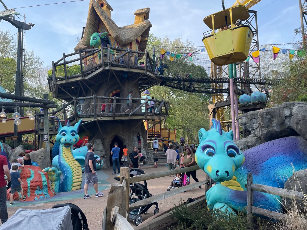 Dragon children's play area at Busch Gardens