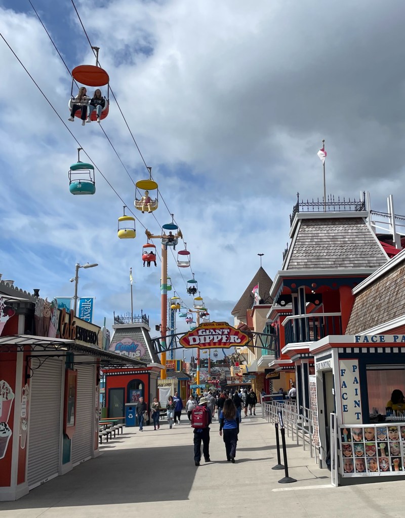 Midway of Santa Cruz Beach Boardwalk