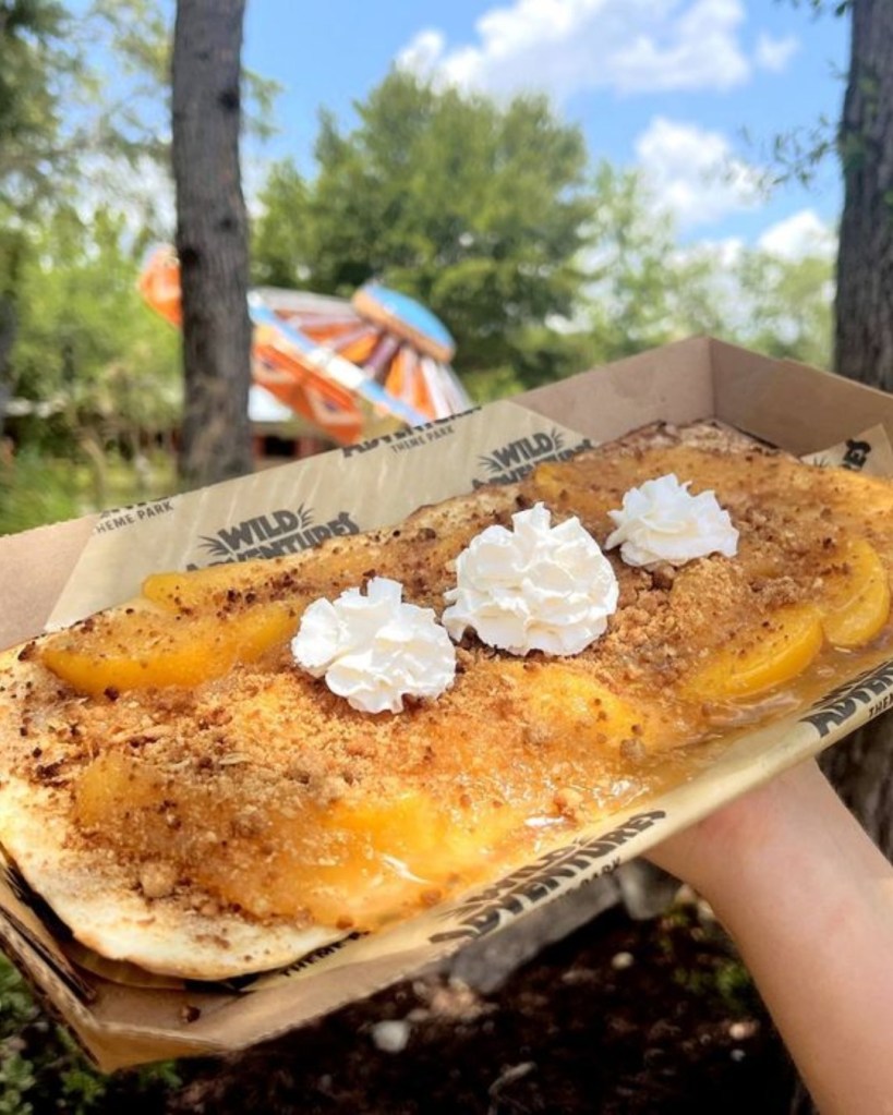 Peach Flatbread (picture courtesy of Wild Adventure)
