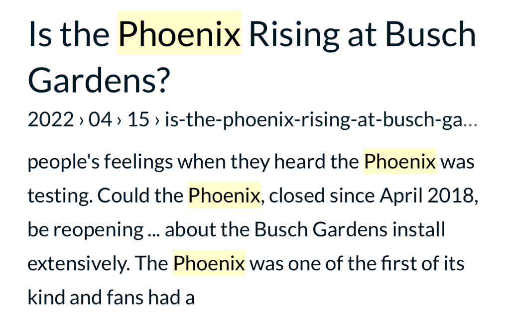 Remembering the Original Phoenix that Lead to the New Phoenix Rising at ...