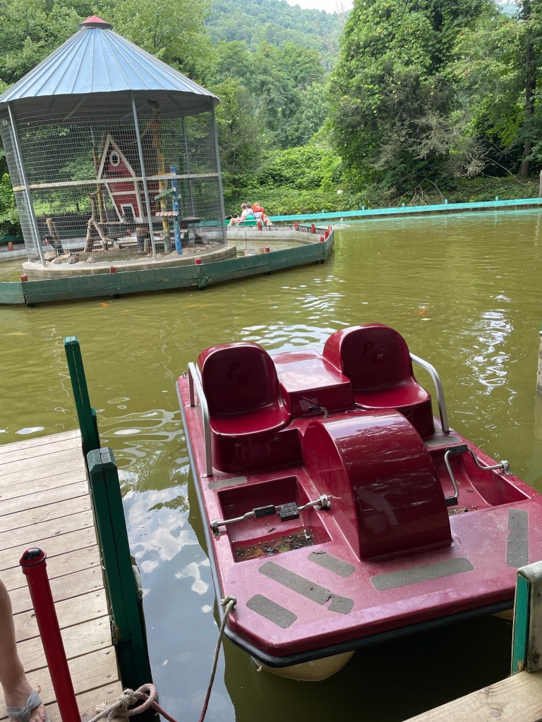 Pedal Boats at Santa's Land