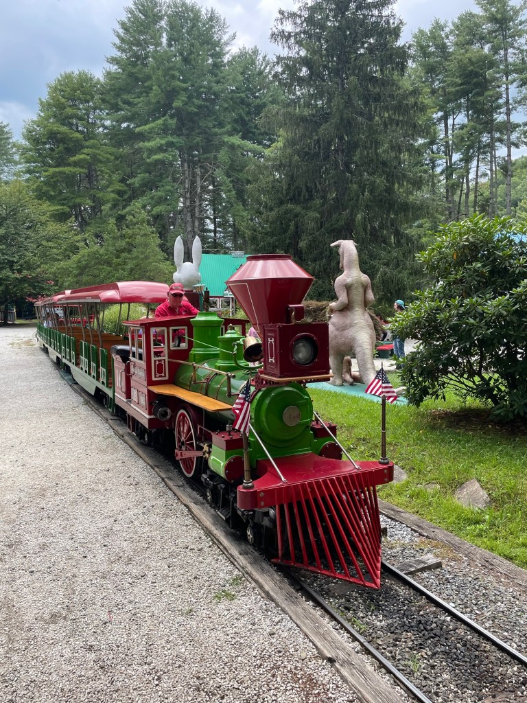The train at Santa's Land