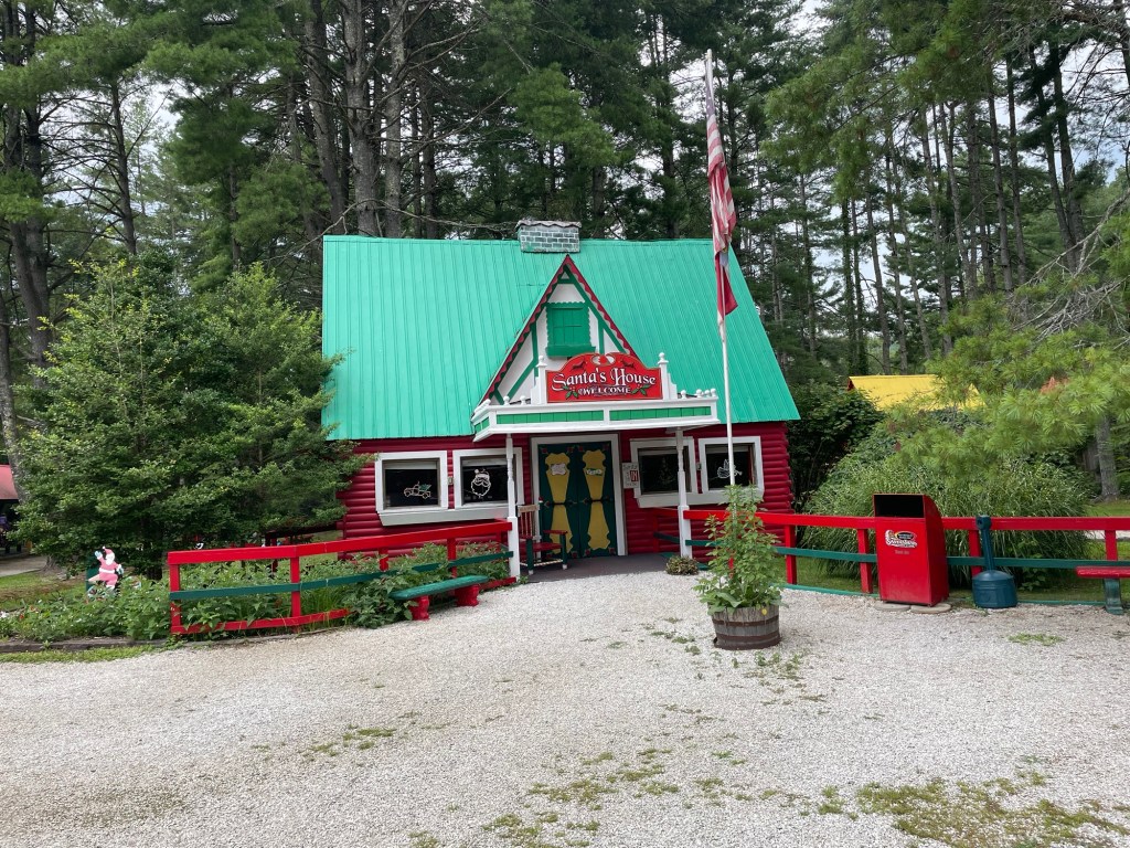 Santa's cabin at Santa Land