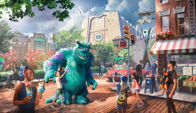 Monsters Land at Disney Studios Concept Art from Disney