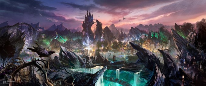 Villains Land at Magic Kingdom Concept Art from Disney