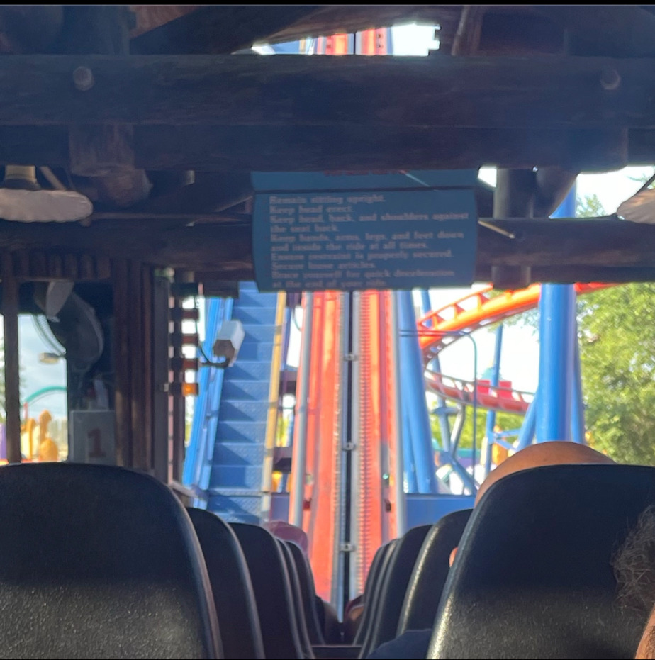 View from the seats of The Scorpion