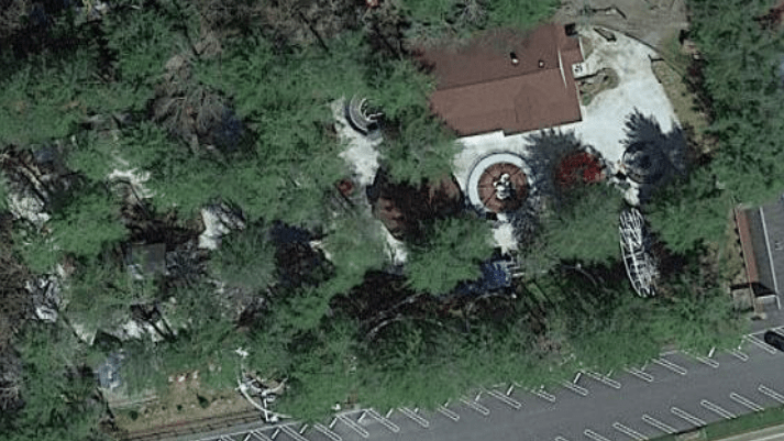 Satellite view of Santa's Land