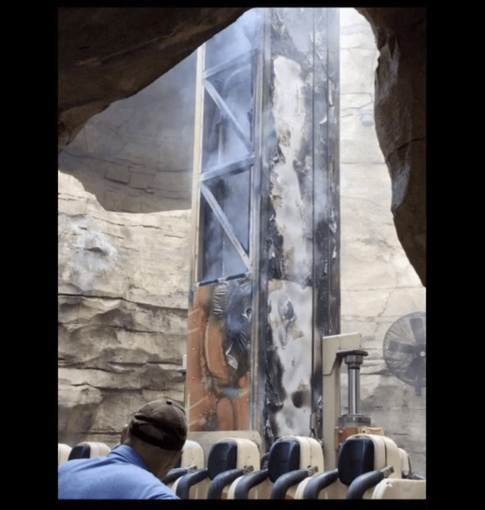 Fire damaged Wild Surge