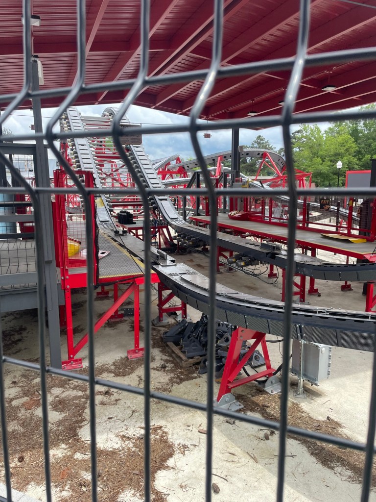Kid Flash Under Repair at Six Flags Over Georgia