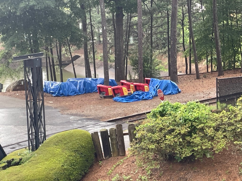 Kid Flash Under Repair at Six Flags Over Georgia