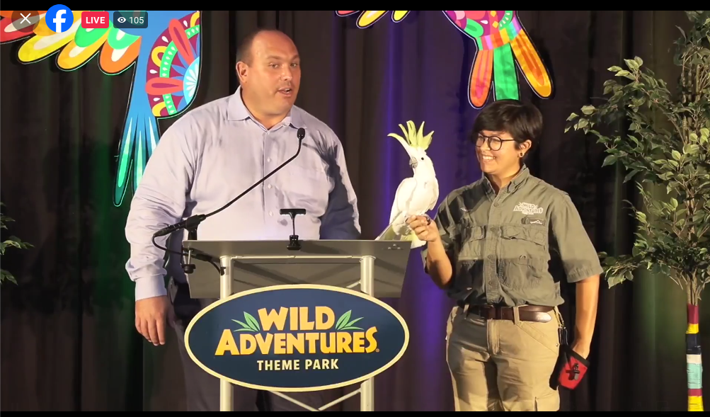 Bird at a press conference