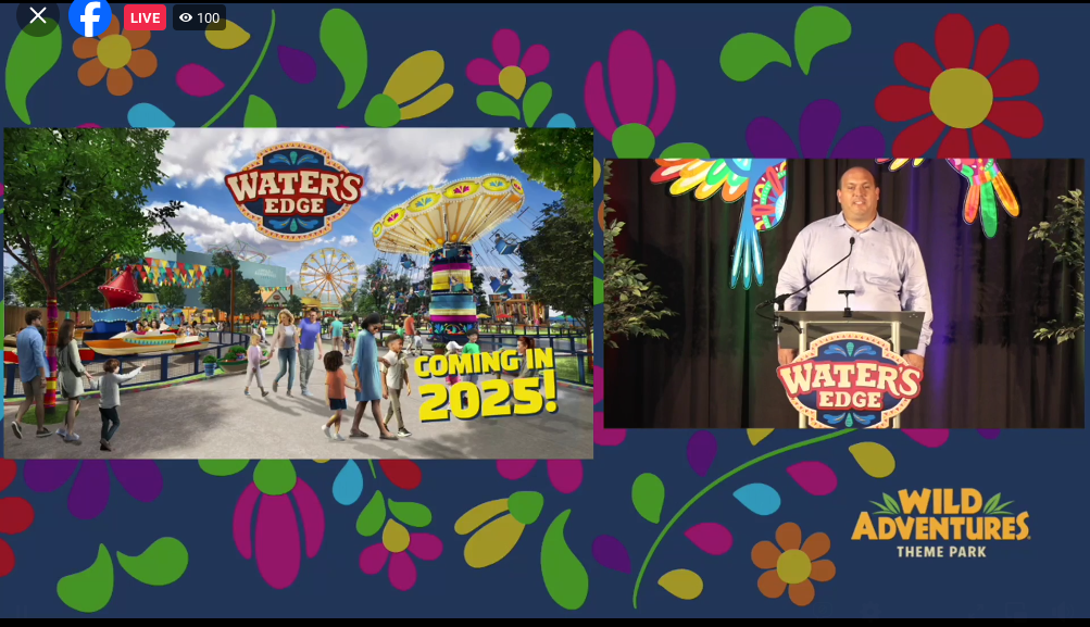 Water's Edge at Wild Adventures Press Conference