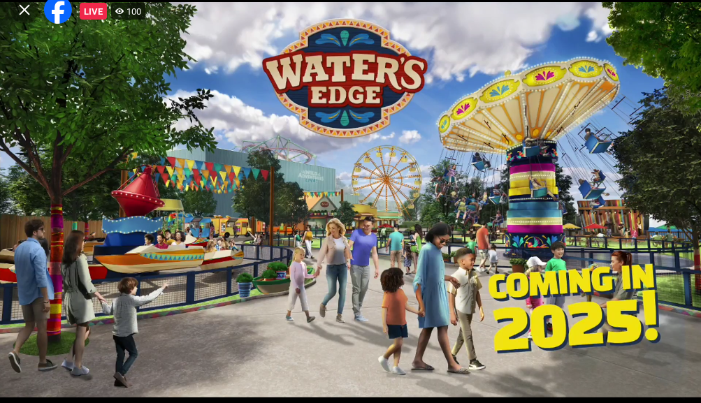 Water's Edge rendering for Wild Adventures.