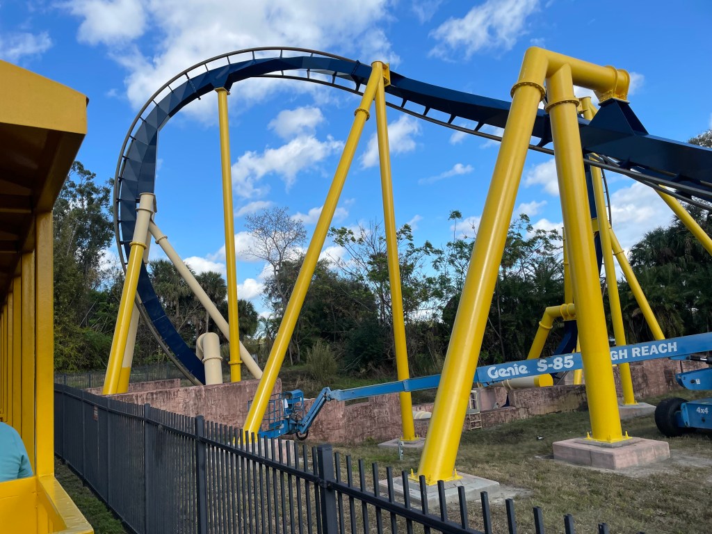 Montu repaint at Busch Gardens Tampa