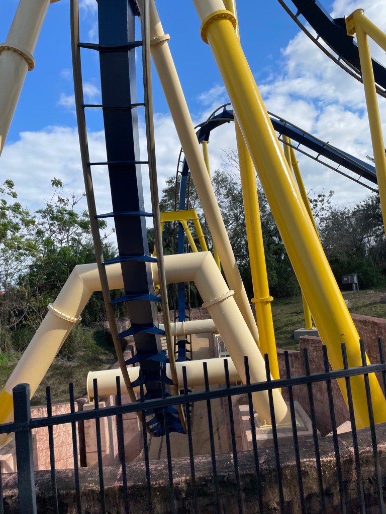 Montu repaint at Busch Gardens Tampa