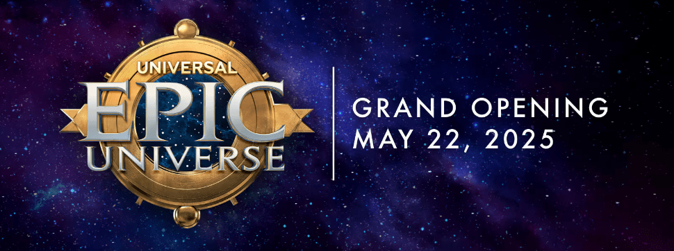 Epic Universe opening day logo