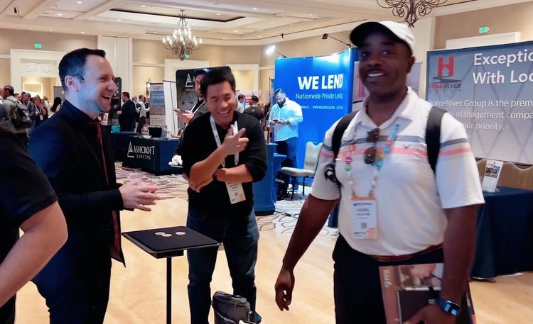 Magician at Trade Show