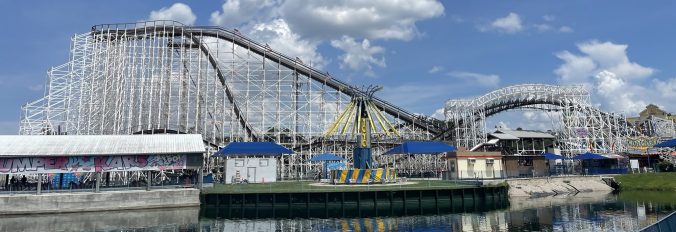 Mine Blower roller coaster at Fun Spot America Kissimmee