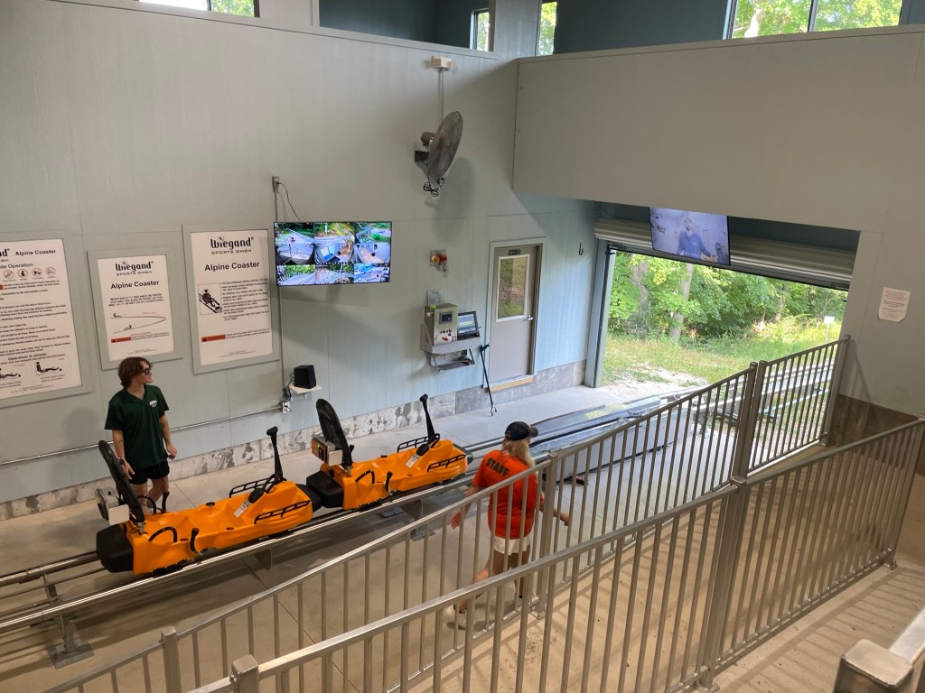 Aerie's Mountain Coaster Station