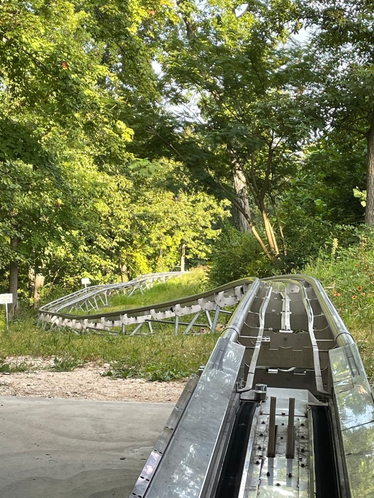 Aerie's Mountain Coaster start