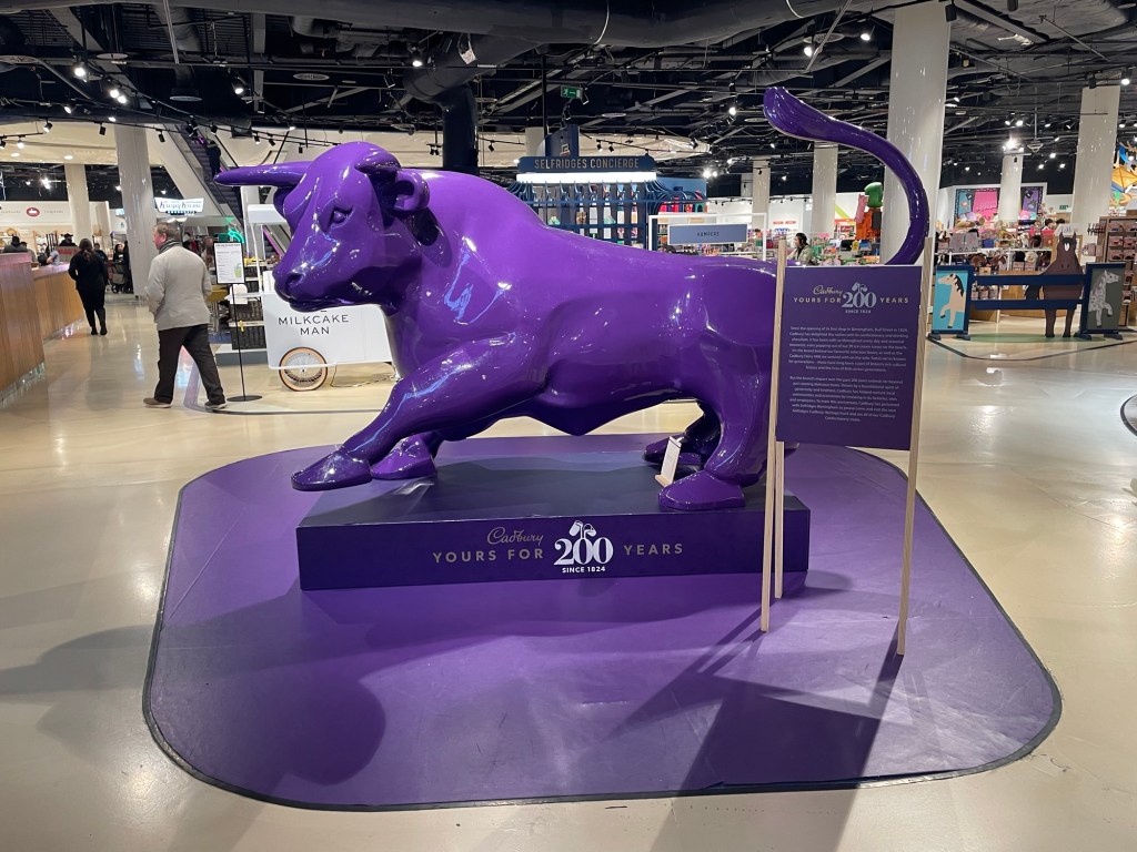 Cadbury display at Bull Ring Mall