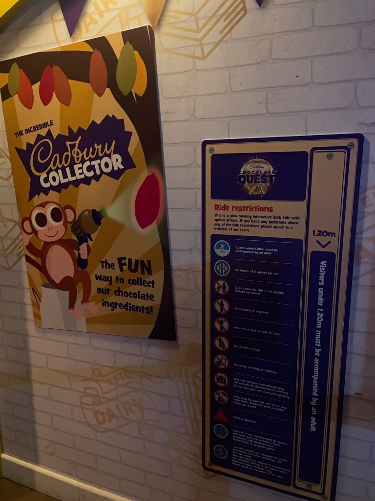 Cadbury Choclate Quest sign
