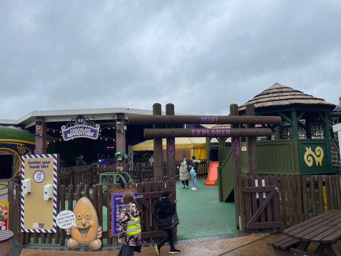 Entrance to outdoor area at Cadbury World