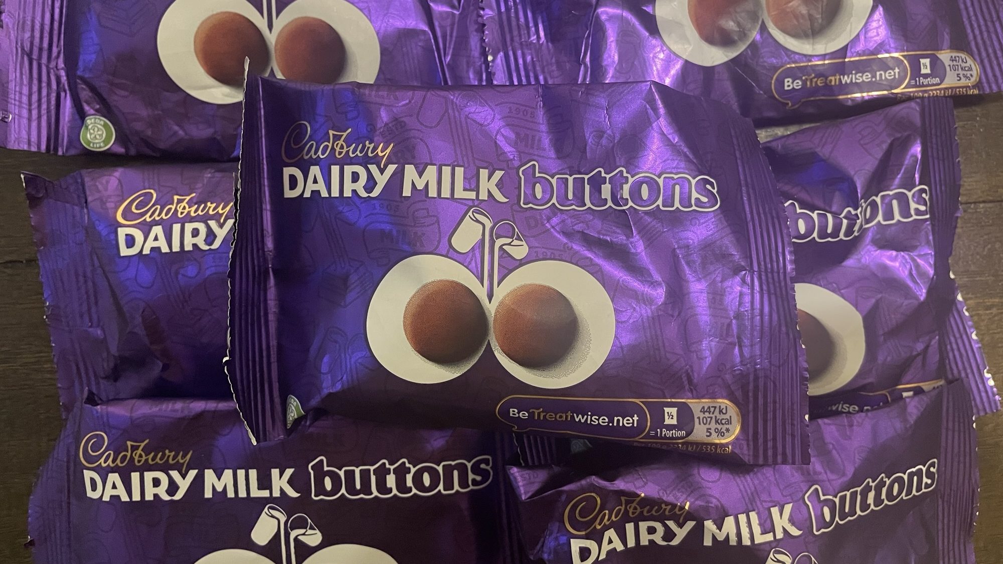 Cadbury chocolate buttons
