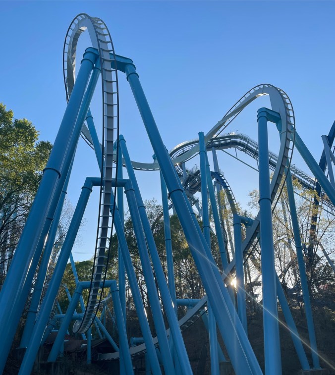 Alpengeist roller coaster at Busch Gardens Williamsburg