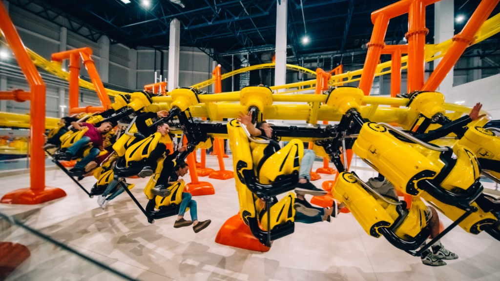 Suspended Family Roller Coaster - MK900 located at Galaxy Family Amusement Park