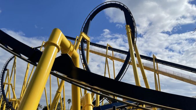 Montu roller coaster at Busch Gardens Tampa
