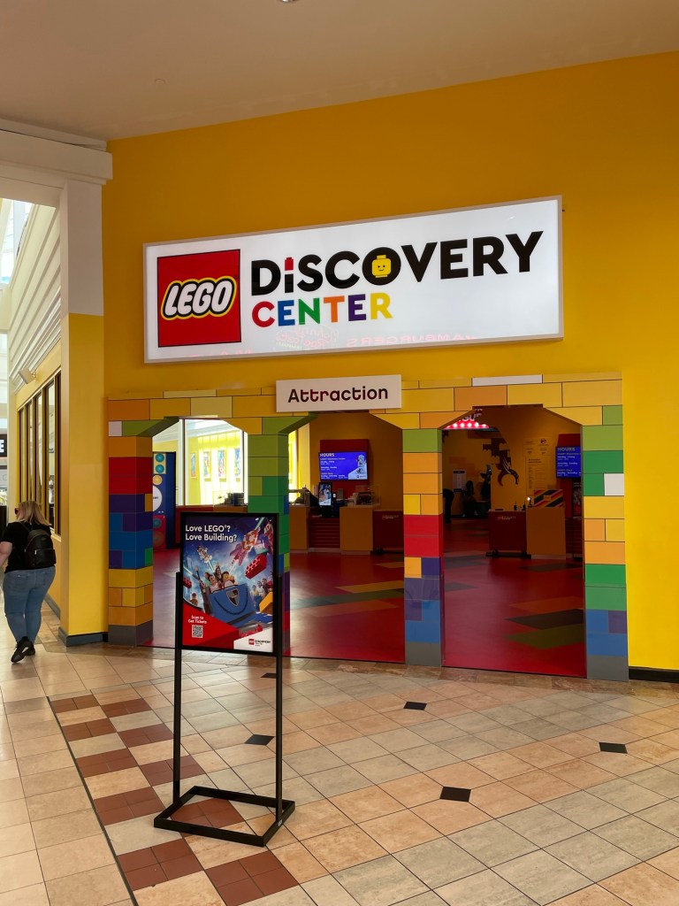 Entrance to Lego Discovery Center Atlanta