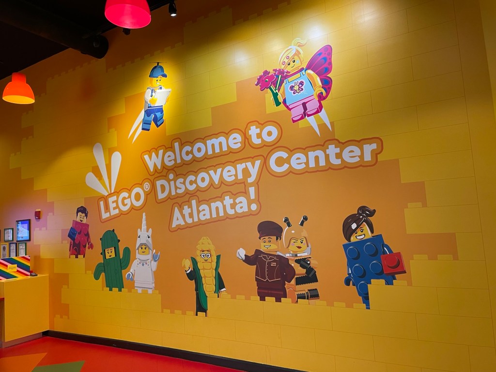 Entrance to Lego Discovery Center Atlanta