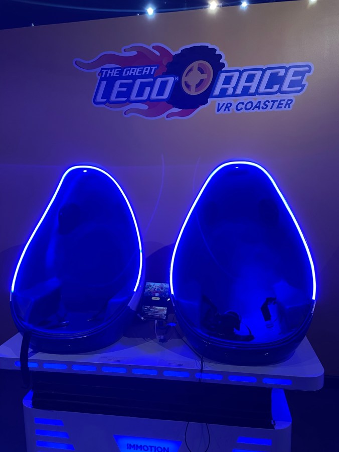 VR Racing at Lego Discovery Center Atlanta