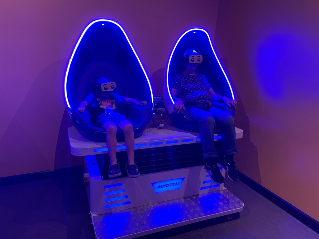 VR Racing at Lego Discovery Center Atlanta