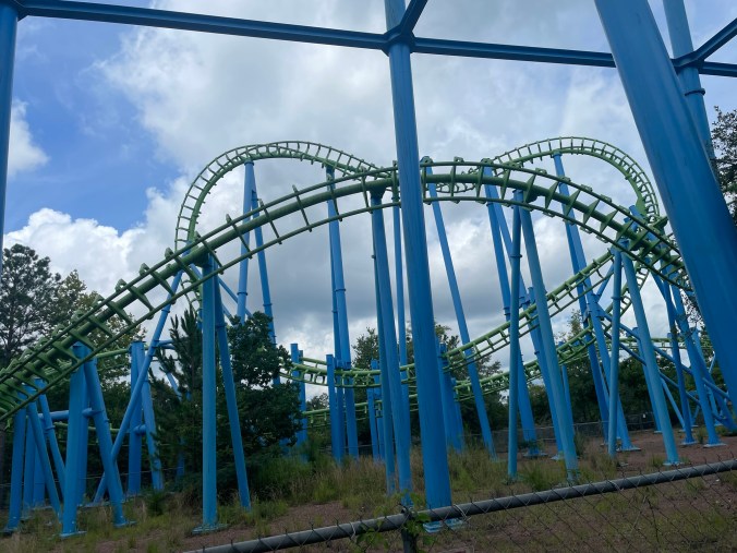 Twisted Typhoon roller coaster at Wild Adventures