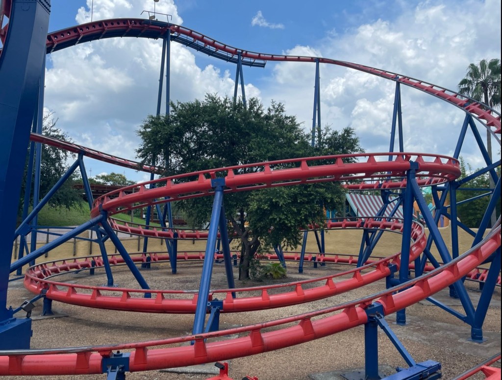 Scorpion roller coaster at Busch Gardens Tampa