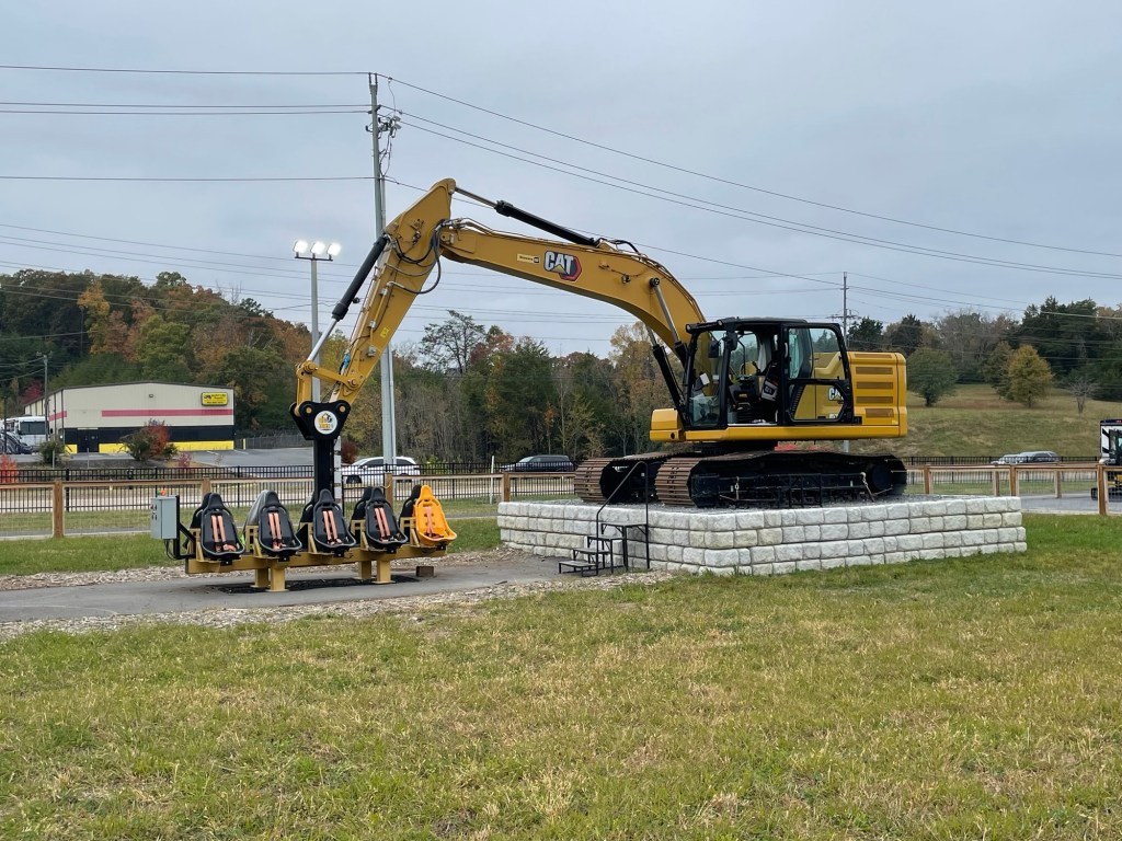 The Decimator at Dig'n Zone excavator ride