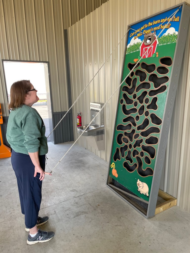 maze game with golf ball