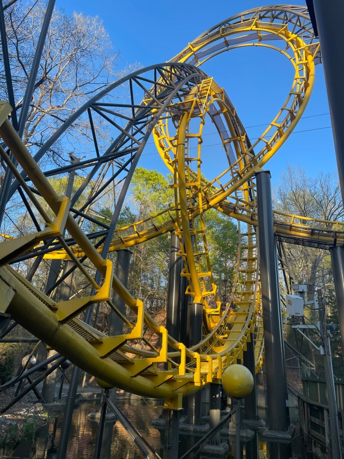 Loch Ness Monster roller coaster at Busch Gardens Williamsburg