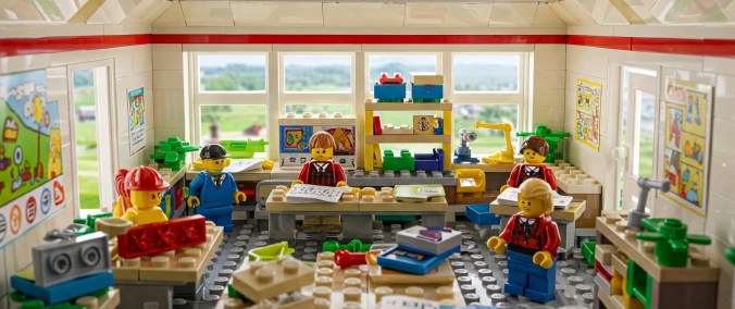 Lego home school classroom