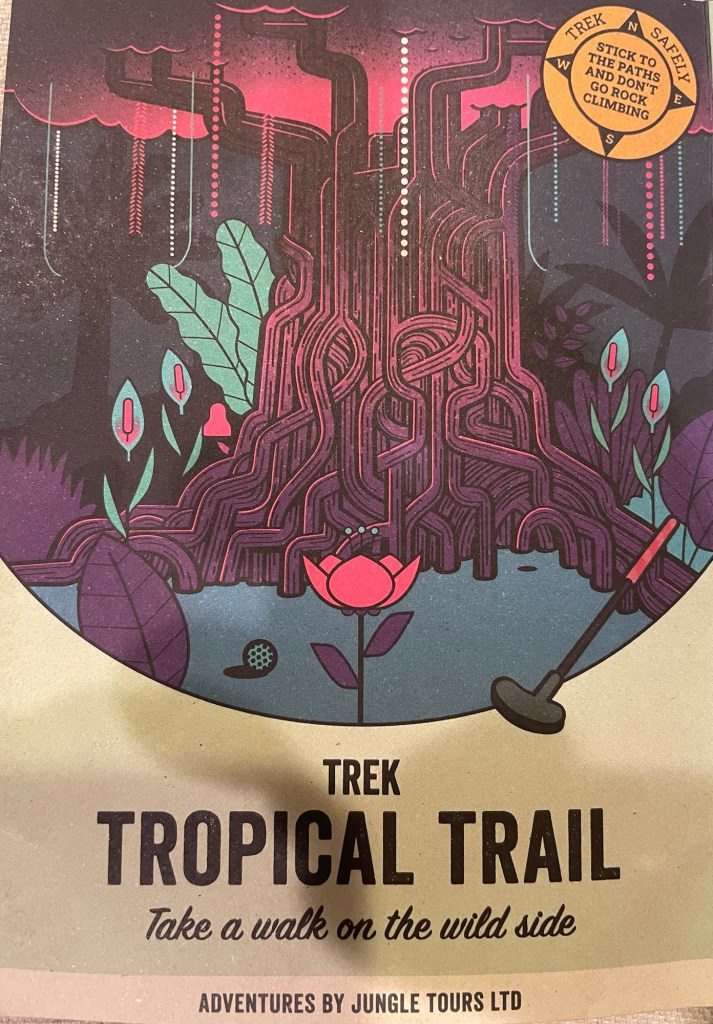 Scorecard at Treetop Adventure Golf Birmingham