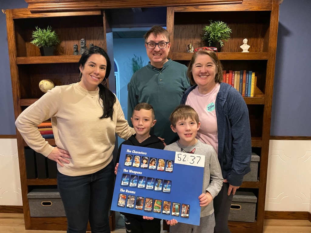 Group after completing Clue at Breakout Games Atlanta