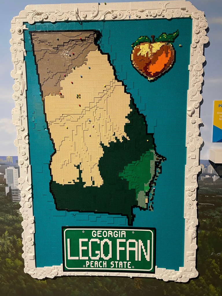 Lego map of Georgia