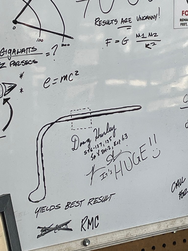 ArieForce One at Fun Spot Atlanta Doug Hurley autograph signature