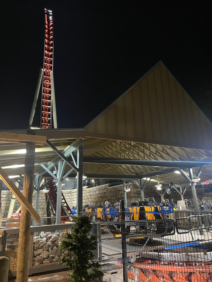 Georgia Gold Rusher roller coaster at Six Flags Over Georgia