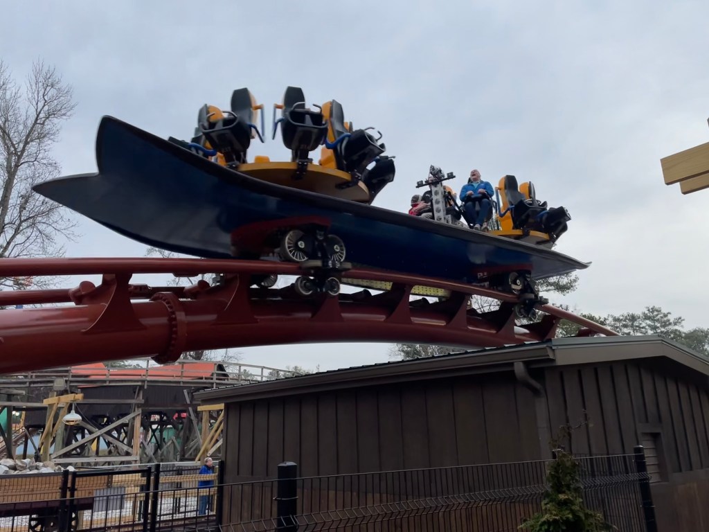 Georgia Gold Rusher roller coaster at Six Flags Over Georgia