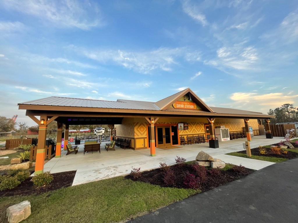 Safari campground at Wild Adventures