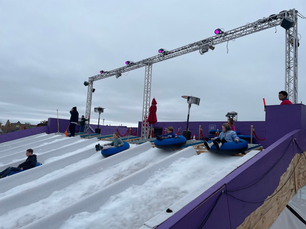 Sledding hill at Kentucky Kingdom