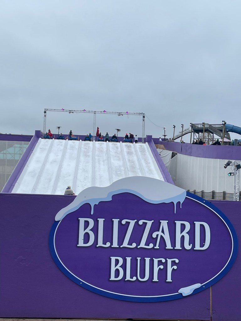 Sledding hill at Kentucky Kingdom